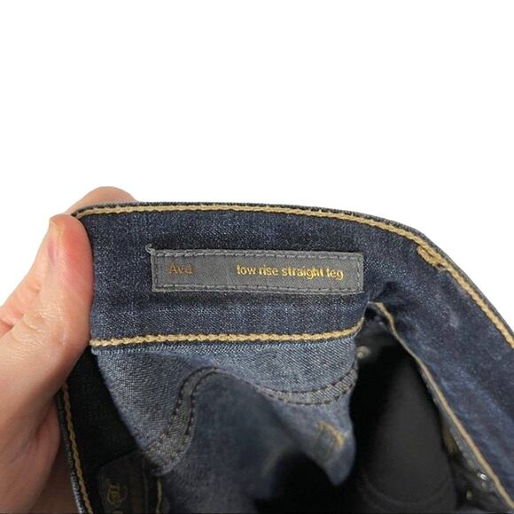 Citizens of Humanity Womens Size 25 Ana Low Rise Jean Straight Leg Dark Wash USA - Picture 7 of 8